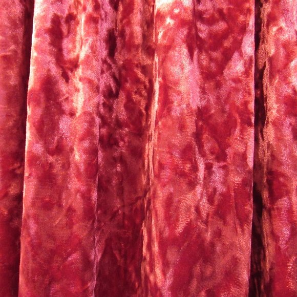 LC Lauren Conrad Top Sz XL Red Velvet Cap Sleeve - Picture 5 of 12